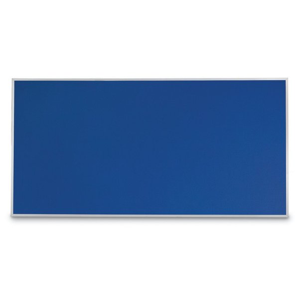 United Visual Products Corkboard, Fabric, Blk/Surf, 2 Door, 48x36" UV303-BLACK-SURF